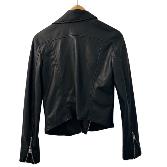 H&M Biker Faux Leather Jacket in Black - Picture 7 of 12